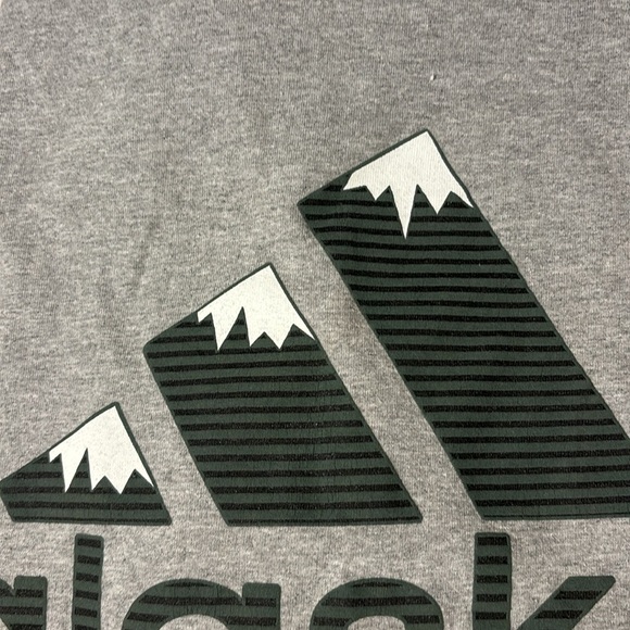 Alaska Mountain Top Adidas Logo TShirt size L - Picture 7 of 7